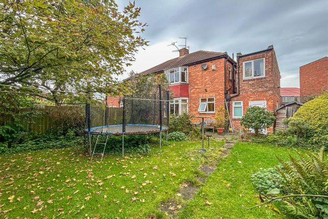 Semi-detached house for sale in Mitcham Crescent, High Heaton, Newcastle Upon Tyne