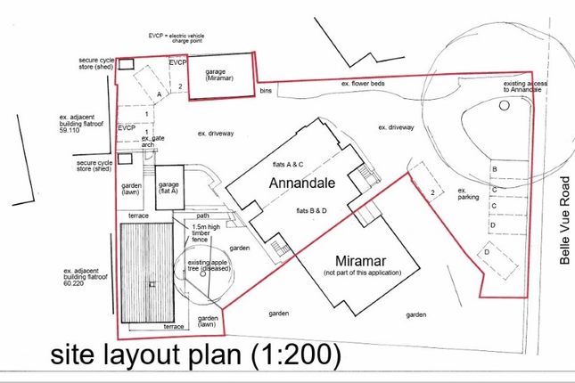Thumbnail Land for sale in Land To Rear Of Annandale, 12 Belle Vue Road, Paignton