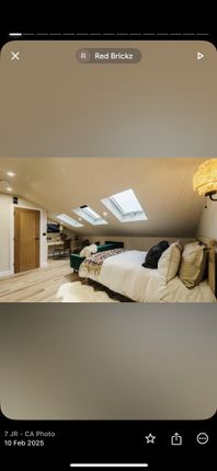 A Stylish, Spacious Attic Master Bedroom Featuring...