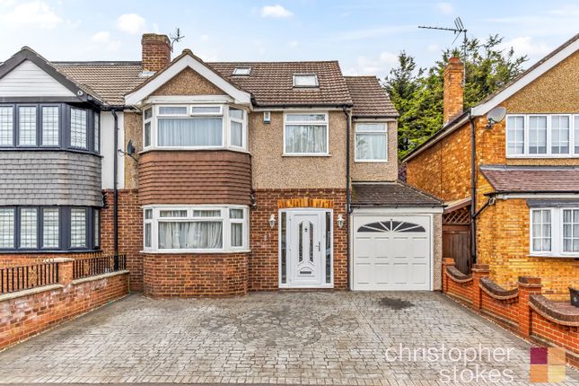Thumbnail Semi-detached house for sale in Elgin Road, Cheshunt, Waltham Cross, Hertfordshire