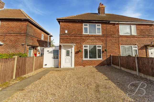 Thumbnail Semi-detached house for sale in Ridgeway, Langwith Junction, Mansfield