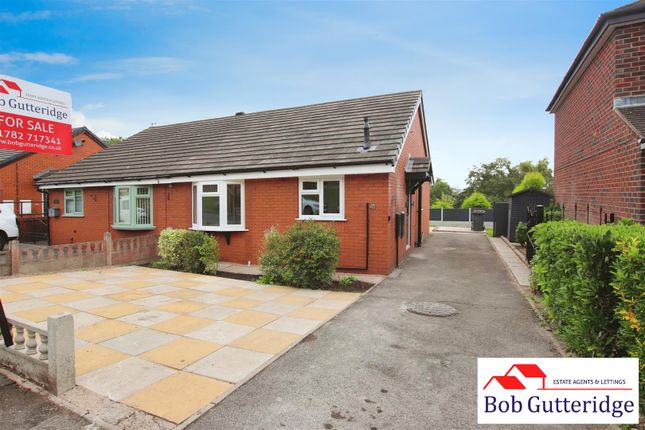 Thumbnail Semi-detached bungalow for sale in Leamington Gardens, May Bank, Newcastle