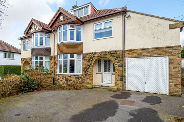 Thumbnail Semi-detached house for sale in Tinshill Drive, Cookridge, Leeds, West Yorkshire