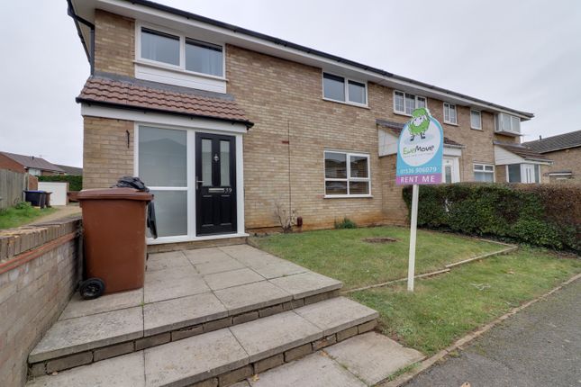 Thumbnail End terrace house to rent in Annesley Close, Abington, Northampton