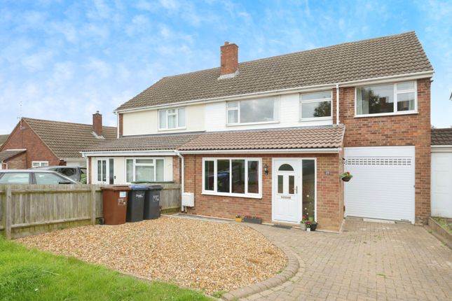 Thumbnail Semi-detached house for sale in Woodhill Road, Duston, Northamptonshire