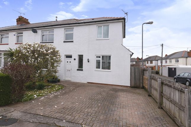 Thumbnail Semi-detached house for sale in Claremont Avenue, Rumney, Cardiff