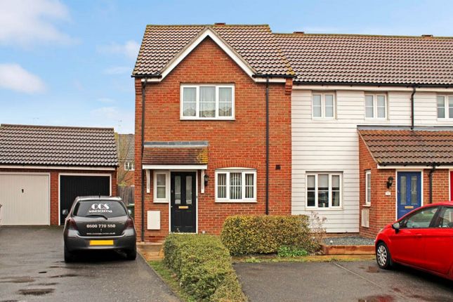 Thumbnail End terrace house for sale in Muir Place, Wickford