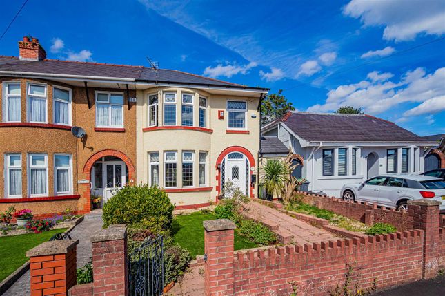 Semi-detached house for sale in The Crescent, Fairwater, Cardiff