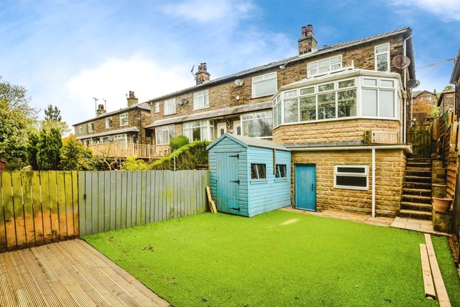 Thumbnail End terrace house for sale in Woodroyd Gardens, Luddendenfoot, Halifax