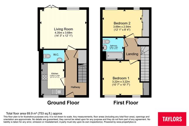 2-bed semi-detached on Addington Way, Bedfordshire, £300,000