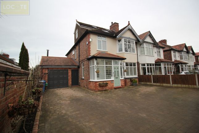 Thumbnail Semi-detached house for sale in Irlam Road, Flixton, Urmston, Manchester