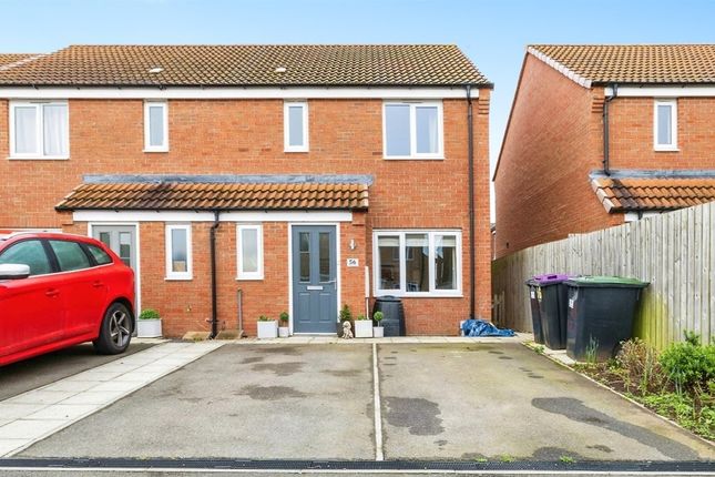 Thumbnail Semi-detached house for sale in Cupola Close, North Hykeham, Lincoln