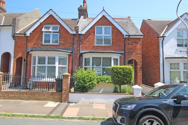 Thumbnail End terrace house for sale in Hurst Road, Eastbourne