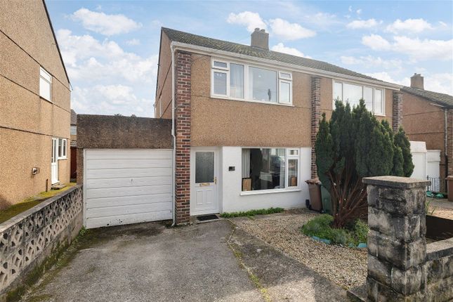 Semi-detached house for sale in Dolphin Close, Plymstock, Plymouth.