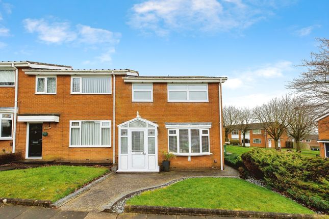 Thumbnail End terrace house for sale in Leasyde Walk, Newcastle Upon Tyne