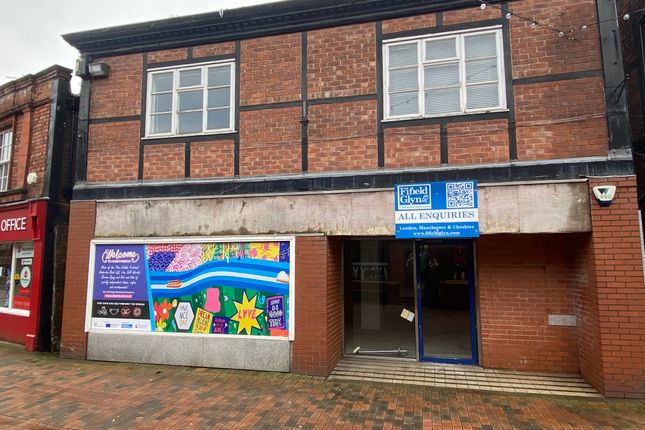 Retail premises to let in High Street, Northwich