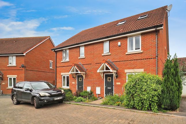 Thumbnail Semi-detached house for sale in Jay Drive, Old Sarum, Salisbury