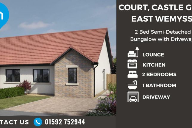 Thumbnail Semi-detached bungalow for sale in Randolph Street, East Wemyss, Kirkcaldy