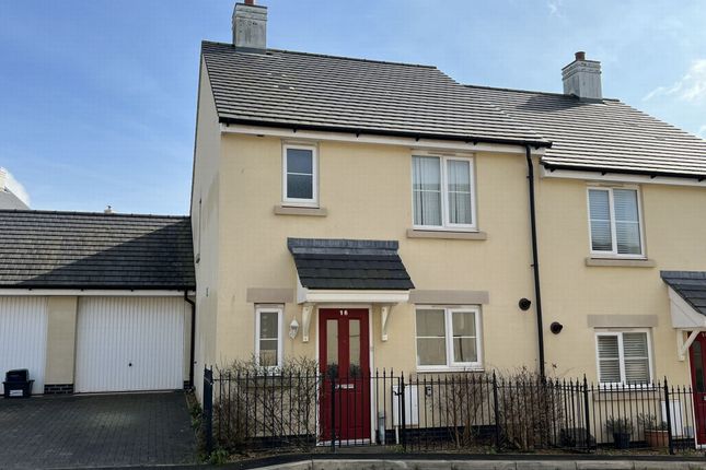 Thumbnail Semi-detached house for sale in Carnac Drive, Dawlish