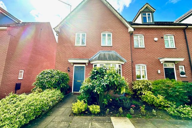 Thumbnail End terrace house for sale in Flaxley Close, Lincoln