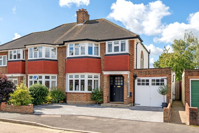 Thumbnail Semi-detached house for sale in Stafford Close, Cheam, Sutton