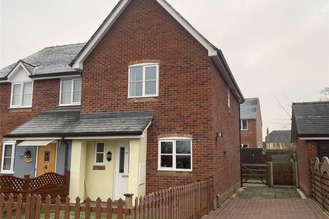 Thumbnail Semi-detached house to rent in Orchard Croft, Llandrinio, Llanymynech, Powys