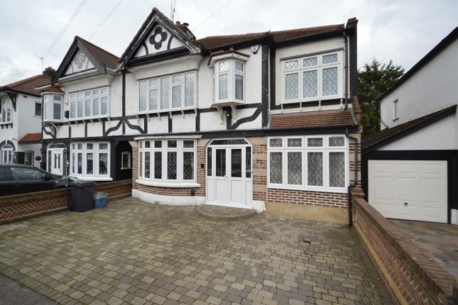 Thumbnail Semi-detached house for sale in Abbotswood Gardens, Clayhall, Ilford