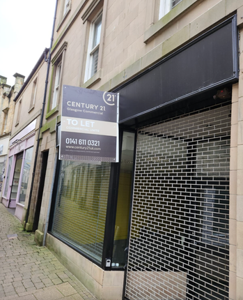 Retail premises to let in High Street, Ayr