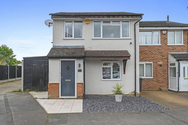 Thumbnail End terrace house for sale in Crocus Way, Springfield, Chelmsford