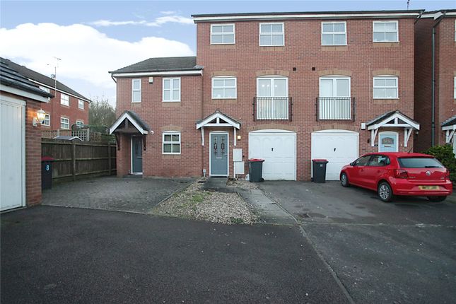 Thumbnail Town house for sale in Baxter Close, Atherstone, Warwickshire