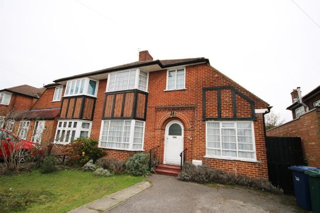 Thumbnail Semi-detached house for sale in Edgwarebury Lane, Edgware, Middlesex