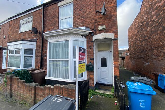 Thumbnail End terrace house to rent in Worthing Street, Hull