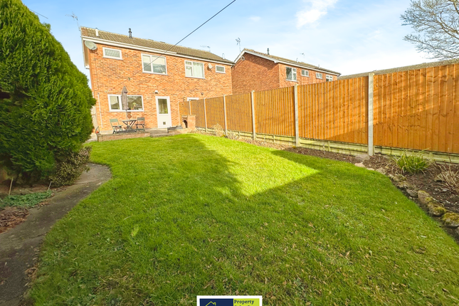 Semi-detached house for sale in Denton Walk, Wigston, Leicestershire