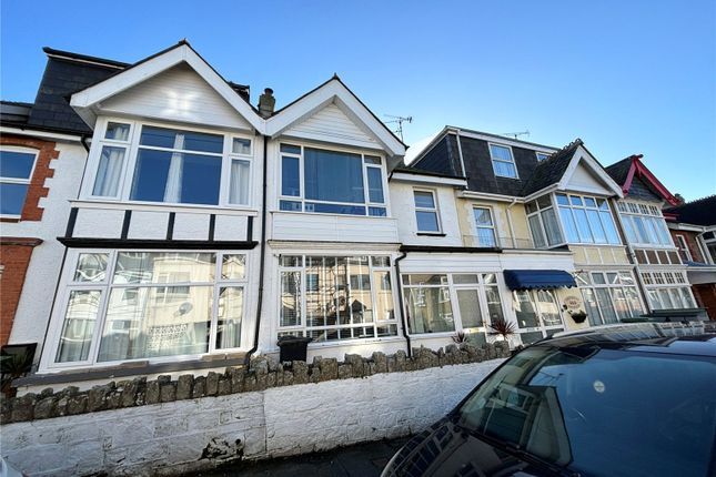 Terraced house for sale in Trebarwith Crescent, Newquay, Cornwall