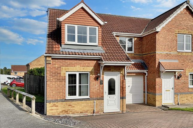 Thumbnail Semi-detached house for sale in Holm Hill Gardens, Easington Village, Peterlee