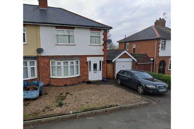 Thumbnail Semi-detached house for sale in Wigston Road, Oadby, Leicester