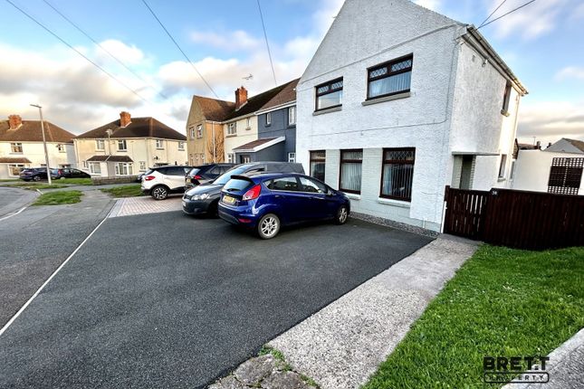 Semi-detached house for sale in St. Lawrence Avenue, Hakin, Milford Haven, Pembrokeshire.