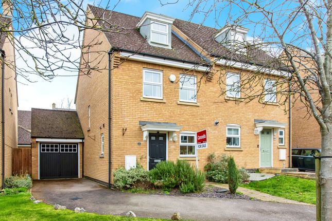 Thumbnail Semi-detached house for sale in North Lodge Drive, Papworth Everard, Cambridge