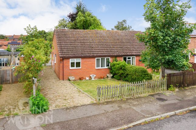 Thumbnail Semi-detached bungalow for sale in Francis Road, Long Stratton, Norwich