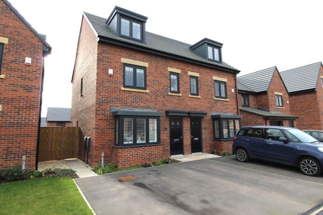 Thumbnail Semi-detached house for sale in Foxby Mews, Gainsborough, Lincolnshire