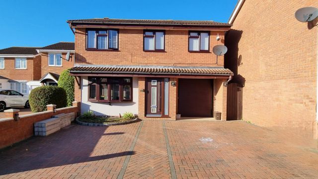 Thumbnail Detached house for sale in Wilford Avenue, Wakes Meadow, Northampton