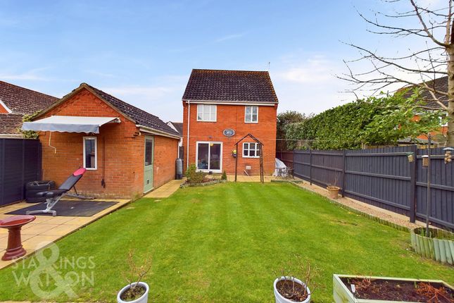 Thumbnail Detached house for sale in Luscombe Way, Rackheath, Norwich