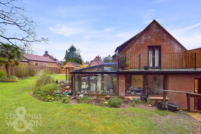 Thumbnail Detached house for sale in The Loke, Strumpshaw, Norwich