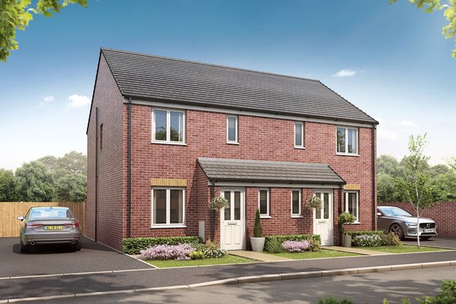 Thumbnail Semi-detached house for sale in "The Barton" at Llangewydd Road, Bridgend