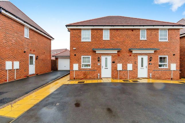 Thumbnail Semi-detached house for sale in Porter Drive, Hednesford, Cannock