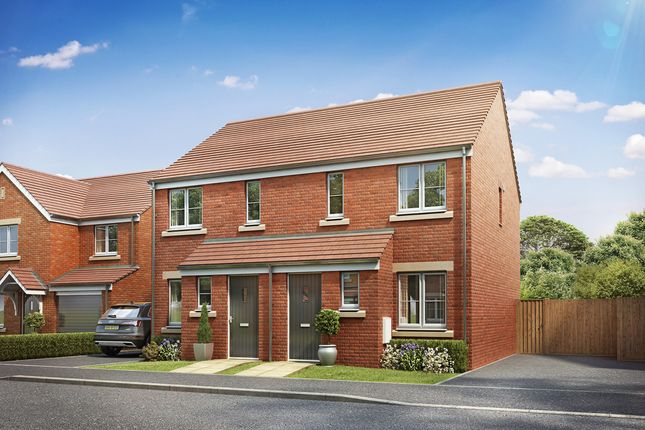 Thumbnail Semi-detached house for sale in "The Alnwick" at Barnsdale Drive, Hampton, Peterborough
