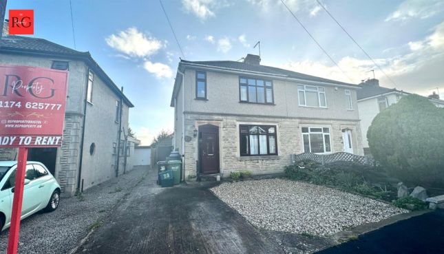 A Neat Semi-Detached House With A Clean Driveway A...
