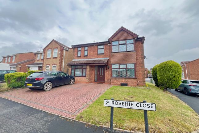 Thumbnail Detached house to rent in Rosehip Close, Walsall