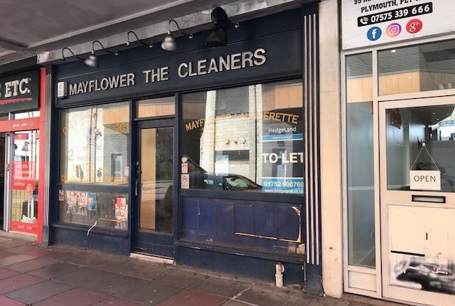 Retail premises to let in Mayflower Street, Plymouth