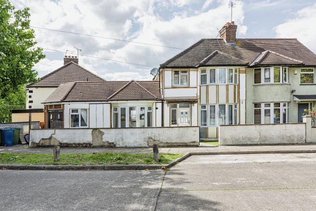 Thumbnail Semi-detached house for sale in Hillside Crescent, Harrow